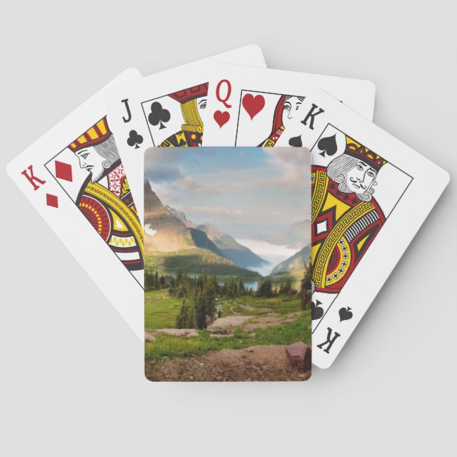 Jeu De Cartes Nuages balayant par des montagnes (dos)