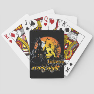 Jeu De Cartes Nuit d'Halloween effrayant