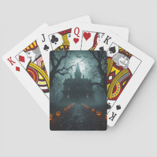 Jeu De Cartes Nuit éffrayante avec Jack-o'Lanterns