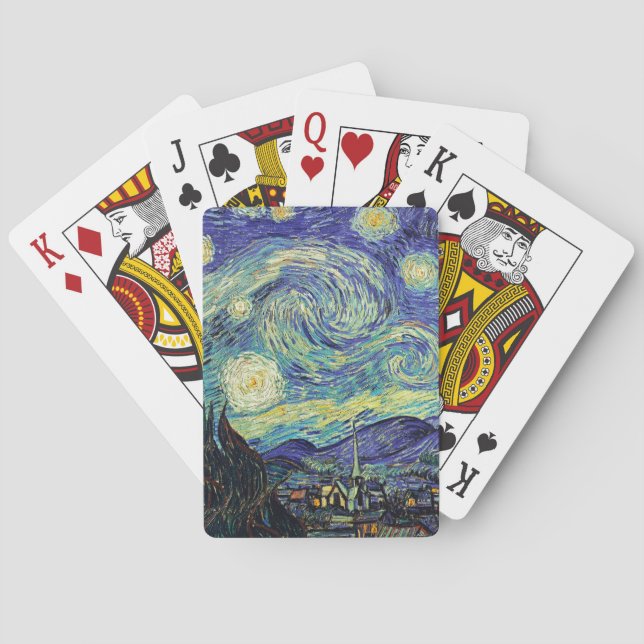 Jeu De Cartes Nuit étoilée par van Gogh (dos)
