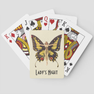 Jeu De Cartes Nuit vintage de la dame Fapper