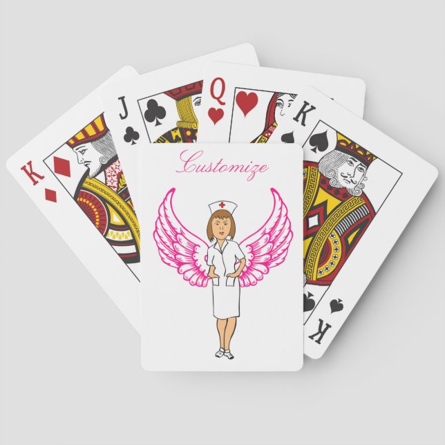 Jeu De Cartes Nurse Angel Wings Thunder_Cove (dos)