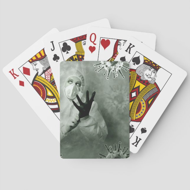 Jeu De Cartes Nurse coronavirus (dos)