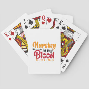 Jeu De Cartes Nurse Gift Nursing In My Blood