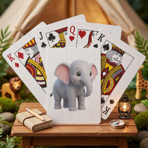 Jeu De Cartes Nursery de dessin animé éléphant bébé mignon