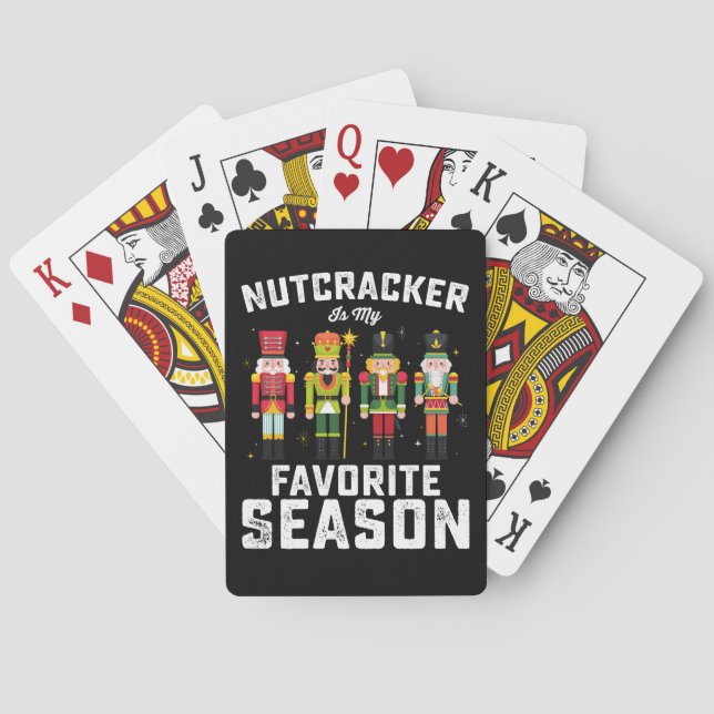 Jeu De Cartes Nutcracker est ma saison préférée Noël (dos)