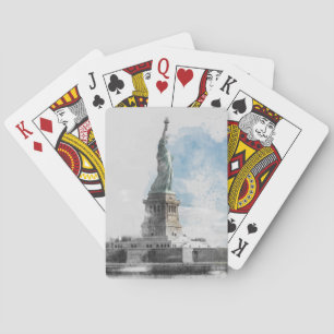 Jeu De Cartes NYC Statue de Liberty Poker Cartes - Manhattan Lan
