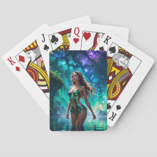 Jeu De Cartes Nymphe de l'eau du lac galactique