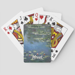Jeu De Cartes Nymphéas par Claude Monet, Fleurs Vintage