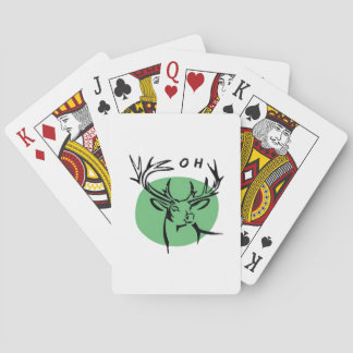 Jeu De Cartes Ô cher Ô cher Design minimal vert moderne