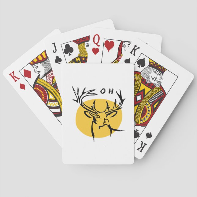 Jeu De Cartes O Dear O Dear Yellow Artistic Style  (dos)