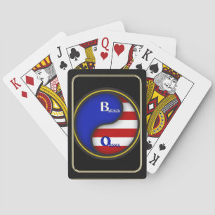 Jeu De Cartes Obama Yin Yang Black Frame Bicycle® Jouer