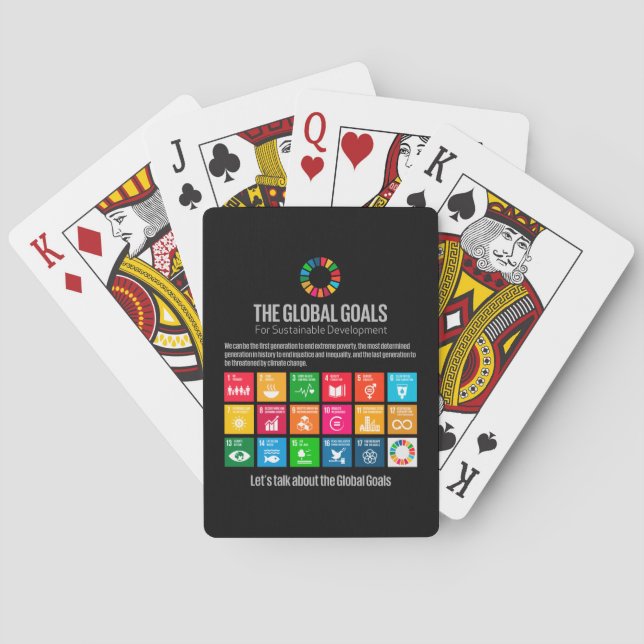 Jeu De Cartes Objectifs mondiaux ODD 2030 (dos)
