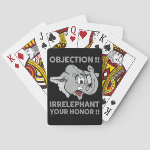 JEU DE CARTES OBJECTION ! IRRELEVANT VOTRE HONNEUR !