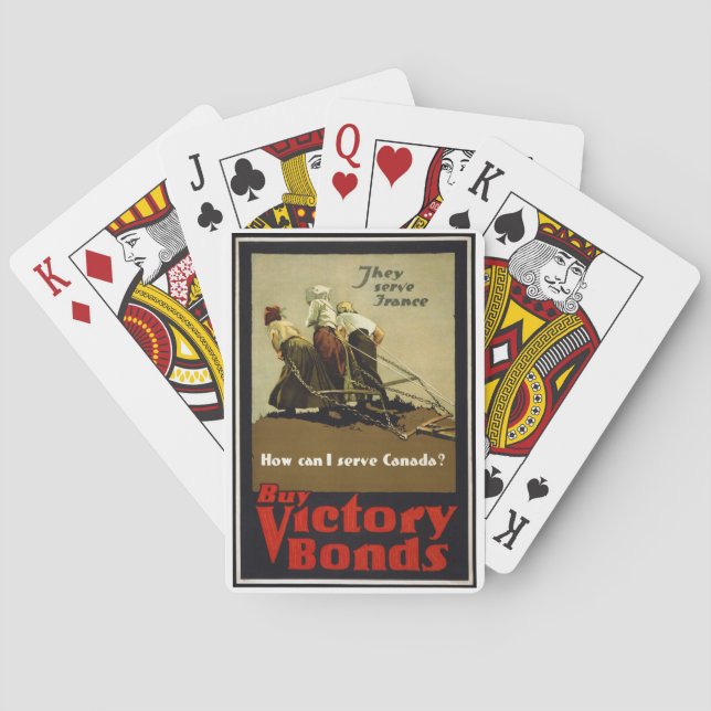 Jeu De Cartes Obligations de guerre du Canada (dos)