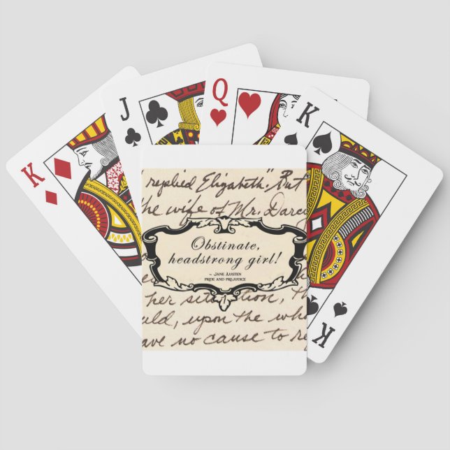 Jeu De Cartes Obstinate, headstrong girl! (dos)