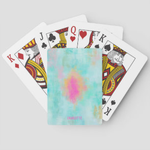 Jeu De Cartes Ocean Joyride - Plage de sable bleu turquoise abst