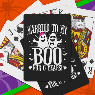 Jeu De Cartes Octobre Mariage Anniversaire Funny 6e Anniversaire