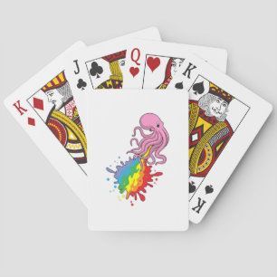 Jeu De Cartes Octopus avec arc-en-ciel