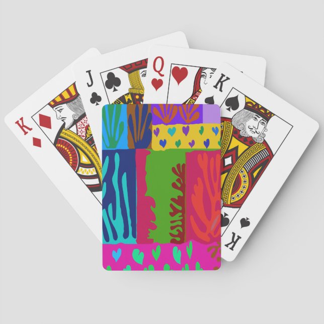 Jeu De Cartes Ode au Collage de Matisse (dos)