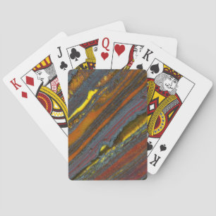 Jeu De Cartes Œil de tigre australien rayé