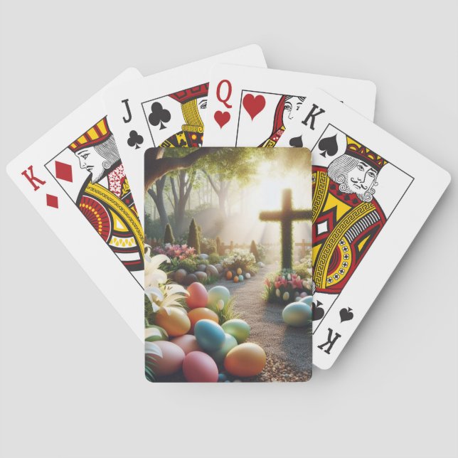 Jeu De Cartes OEuf de Pâques/Lilly (dos)