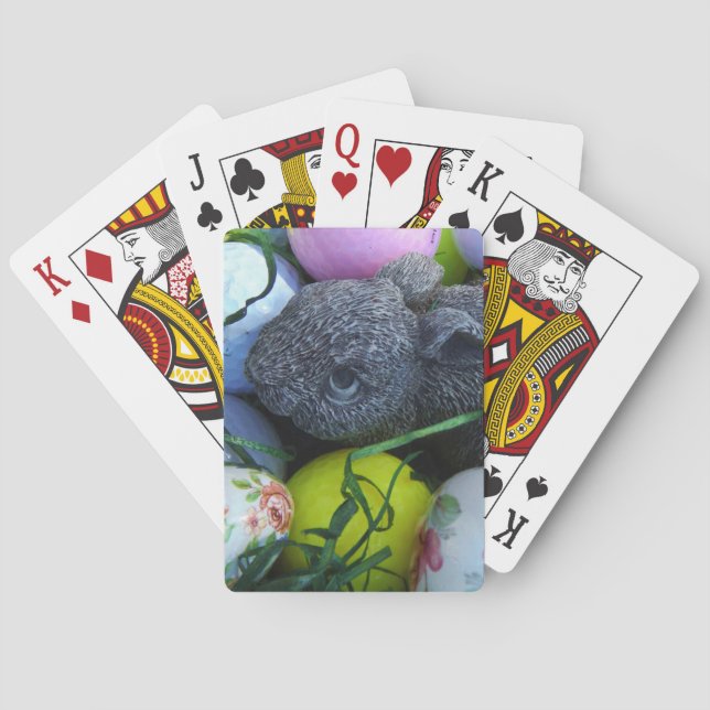 Jeu De Cartes Oeufs de Pâques, Ballons de golf de lapin (dos)