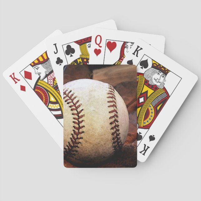 Jeu De Cartes Oeuvre De Baseball (dos)
