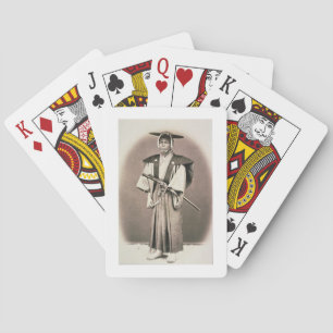 Jeu De Cartes Officier de la Cour japonaise ou Samurai, vers 187