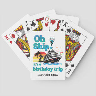 Jeu De Cartes Oh Bateau ! C'est un Voyage d'Anniversaire Personn