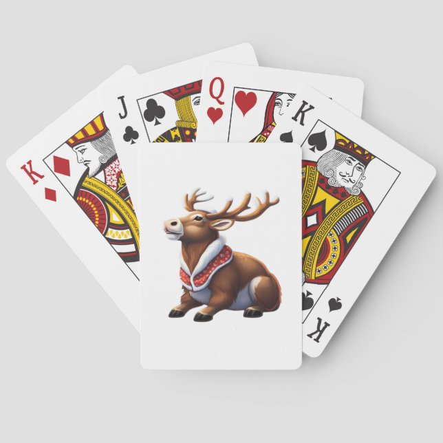 Jeu De Cartes Oh Cerf Design Moderne Énergique  (dos)