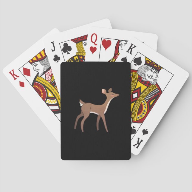 Jeu De Cartes Oh Cerf Moi Création Fantaisiste  (dos)