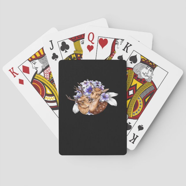 Jeu De Cartes Oh Deer Clean Minimal Style  (dos)
