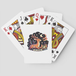 Jeu De Cartes Oh Deer Contemporain Vibe Graphique