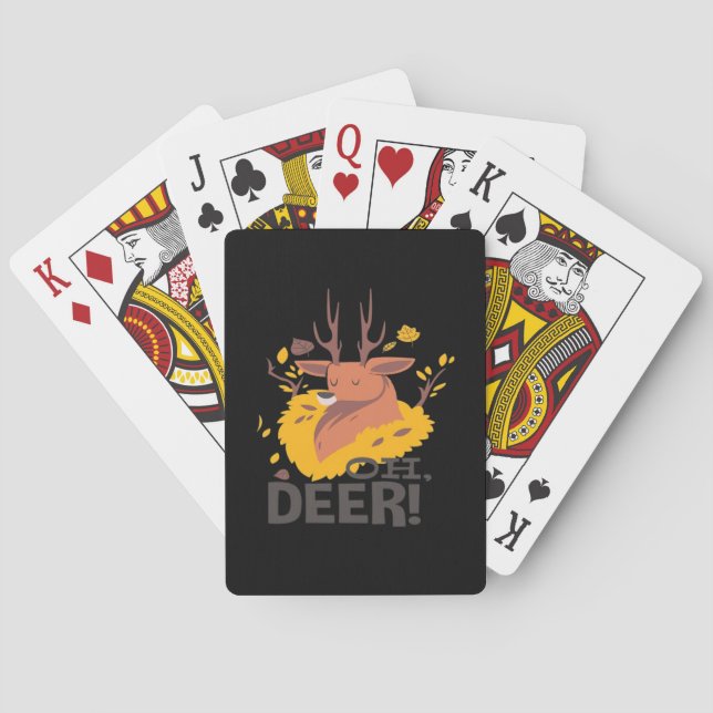 Jeu De Cartes Oh Deer Creative Design  (dos)