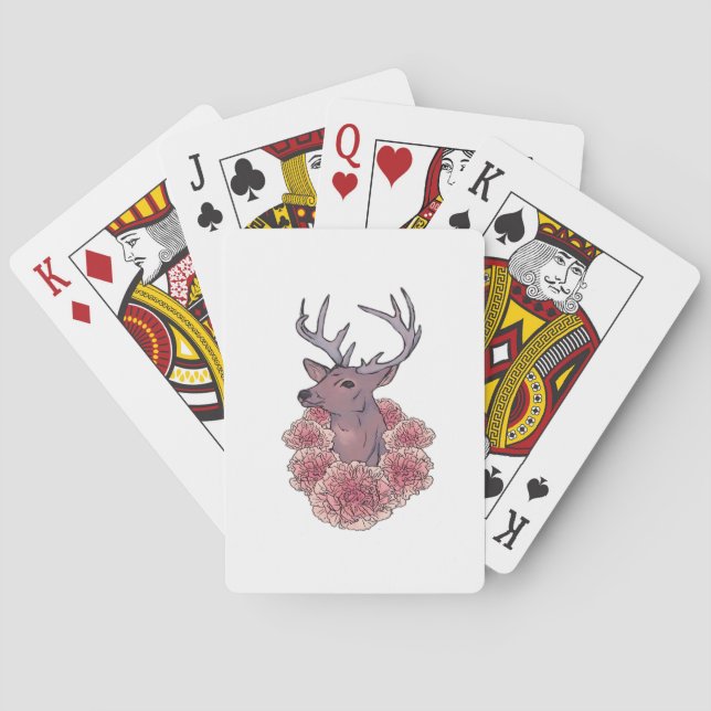 Jeu De Cartes Oh Deer Trendy Minimal Aesthetic  (dos)