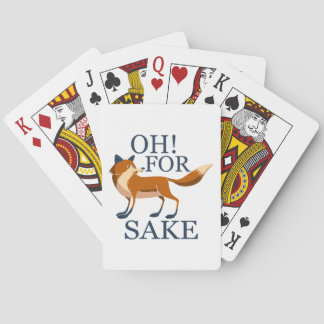 Jeu De Cartes Oh pour le saké renard