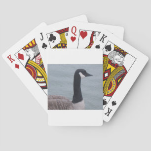 Jeu De Cartes Oie canadienne sur un lac