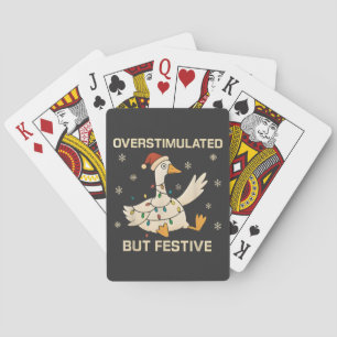 Jeu De Cartes Oie de Noël surexcitée mais festive