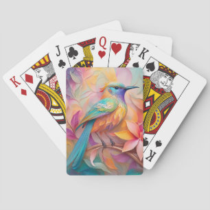 Jeu De Cartes Oiseau-chanteur à gorge violette Imaginaire