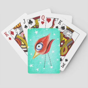 Jeu De Cartes Oiseau d'hiver étoilé