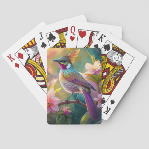 Jeu De Cartes Oiseau d'Imaginaire à arc-en-ciel orangé