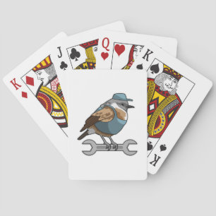 Jeu De Cartes Oiseau en tireur avec clé