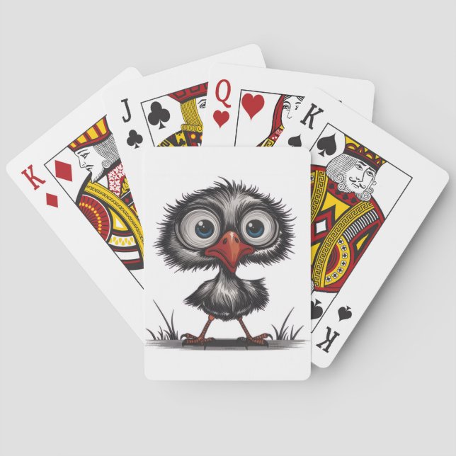 Jeu De Cartes Oiseau fantaisiste (dos)