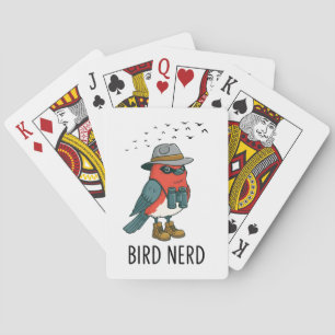 Jeu De Cartes Oiseau Nerd drôle Oiseau observer Oiseau Oiseau Am