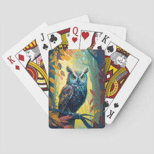 Jeu De Cartes Oiseau Oiseau Animal Portrait Peinture Faune Extér