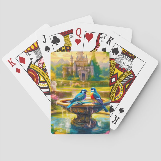 Jeu De Cartes Oiseaux d'art (dos)