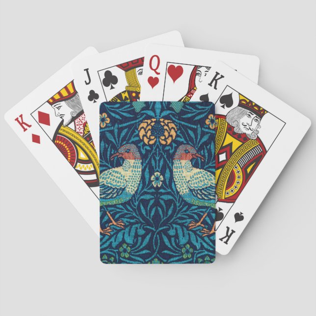 Jeu De Cartes Oiseaux de William Morris  (dos)