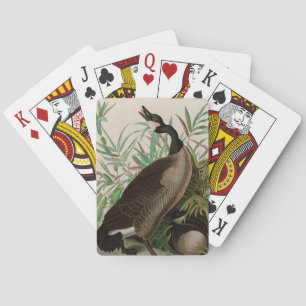 Jeu De Cartes Oiseaux du Canada Goose d'Amérique impression Audu