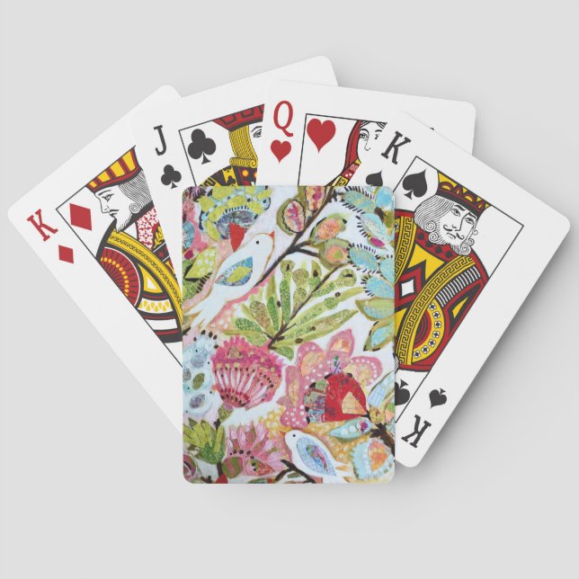 Jeu De Cartes Oiseaux en papier II (dos)